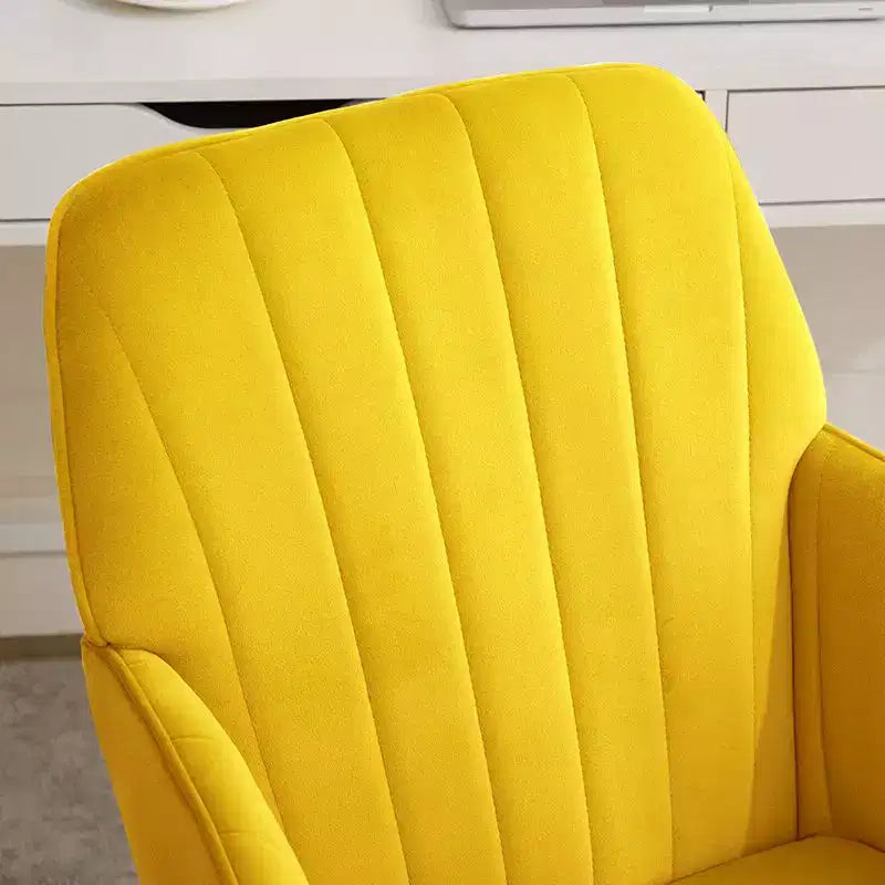 Sedia da scrivania moderna ergonomica regolabile per ufficio a casa con ruote, sedia da lavoro girevole in velluto per ufficio, studio
