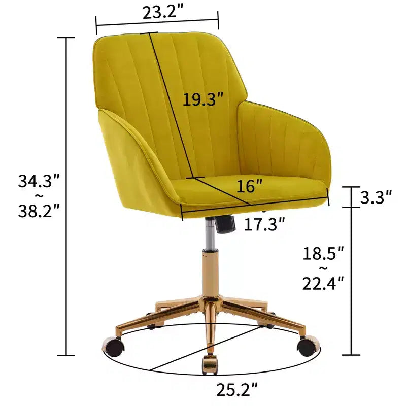 Sedia da scrivania moderna ergonomica regolabile per ufficio a casa con ruote, sedia da lavoro girevole in velluto per ufficio, studio