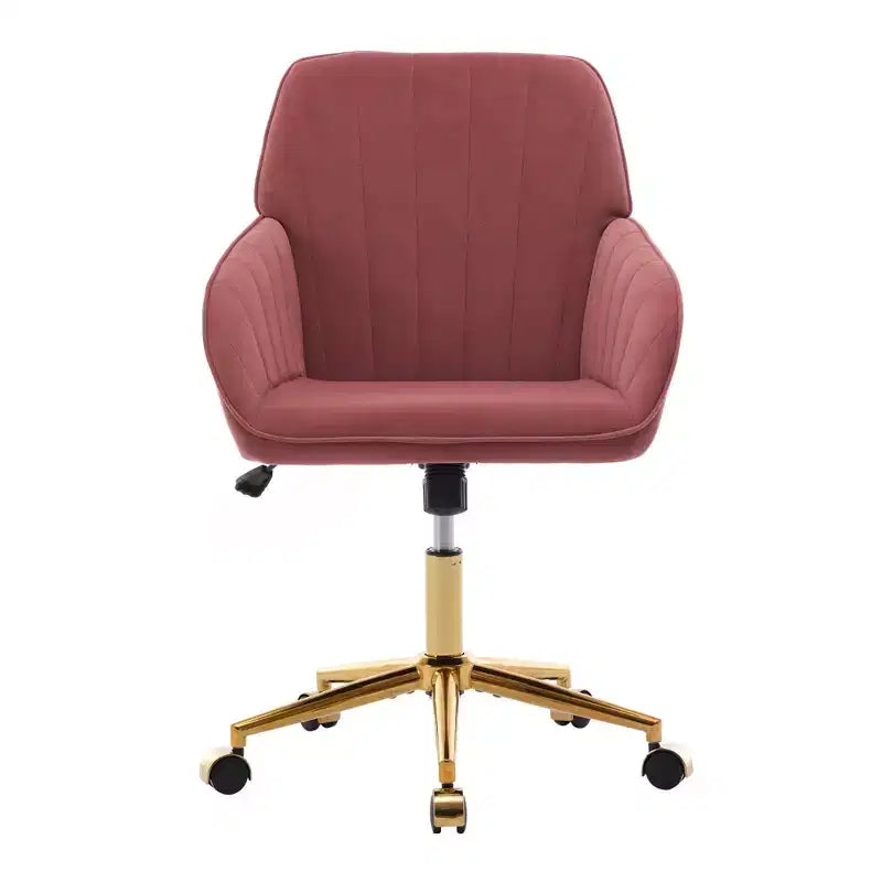 Sedia da scrivania moderna ergonomica regolabile per ufficio a casa con ruote, sedia da lavoro girevole in velluto per ufficio, studio
