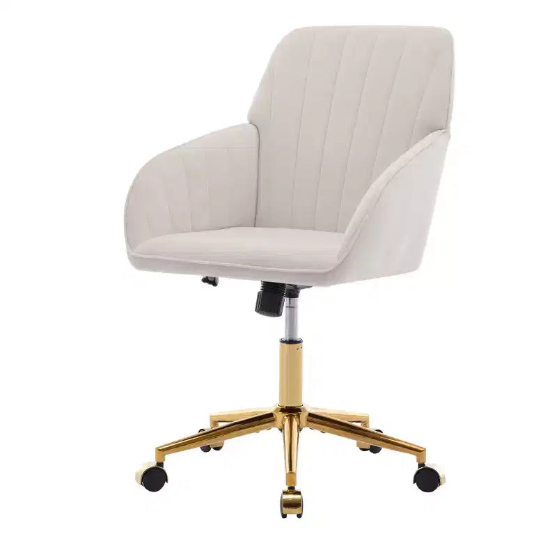 Sedia da scrivania moderna ergonomica regolabile per ufficio a casa con ruote, sedia da lavoro girevole in velluto per ufficio, studio