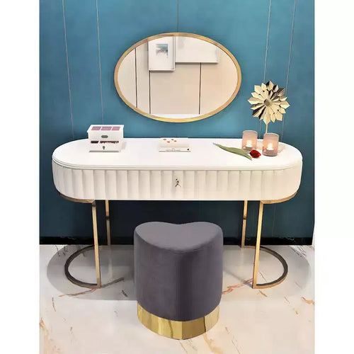 , Velvet Ottoman/Stool