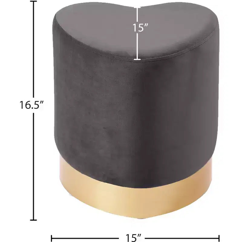 , Pouf/Sgabello in velluto
