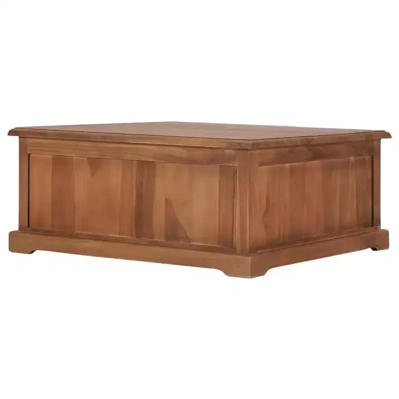 Tavolino da Salotto 26,8x26,7x11,8 cm in Legno Massello di Teak