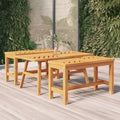 Tavolino da salotto 39,4x19,7x17,7 Legno massello di acacia
