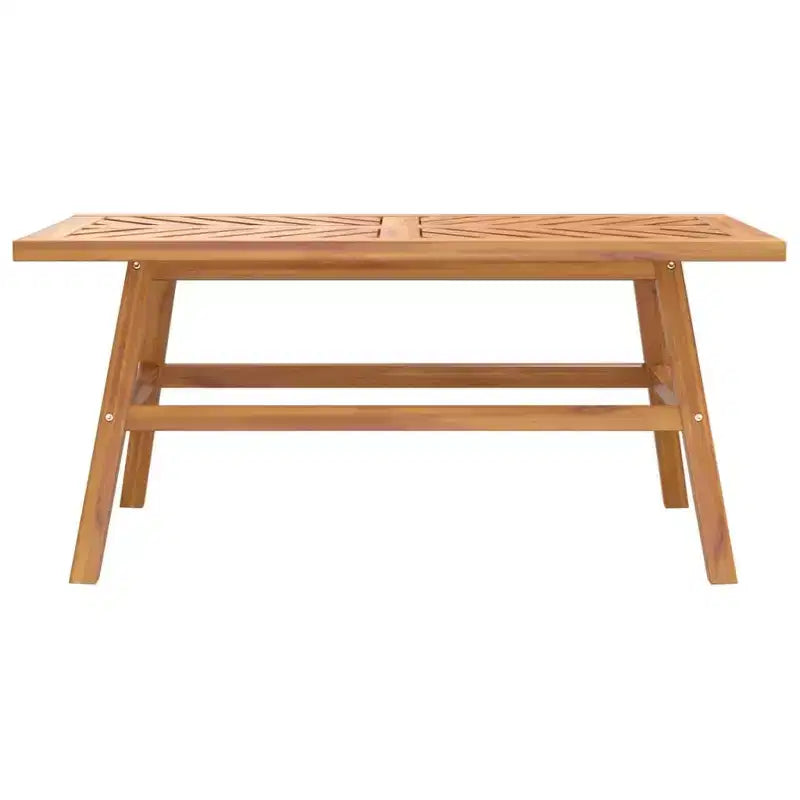 Tavolino da salotto 39,4x19,7x17,7 Legno massello di acacia