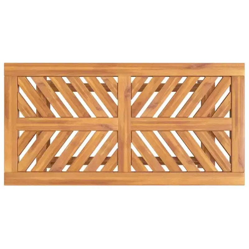 Tavolino da salotto 39,4x19,7x17,7 Legno massello di acacia