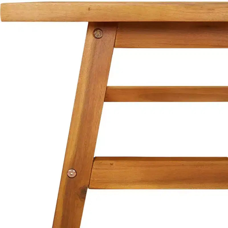 Tavolino da salotto 39,4x19,7x17,7 Legno massello di acacia