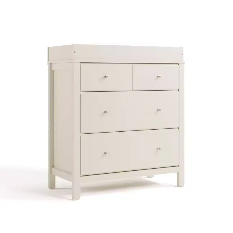 3-Drawer Dresser with Changing Topper