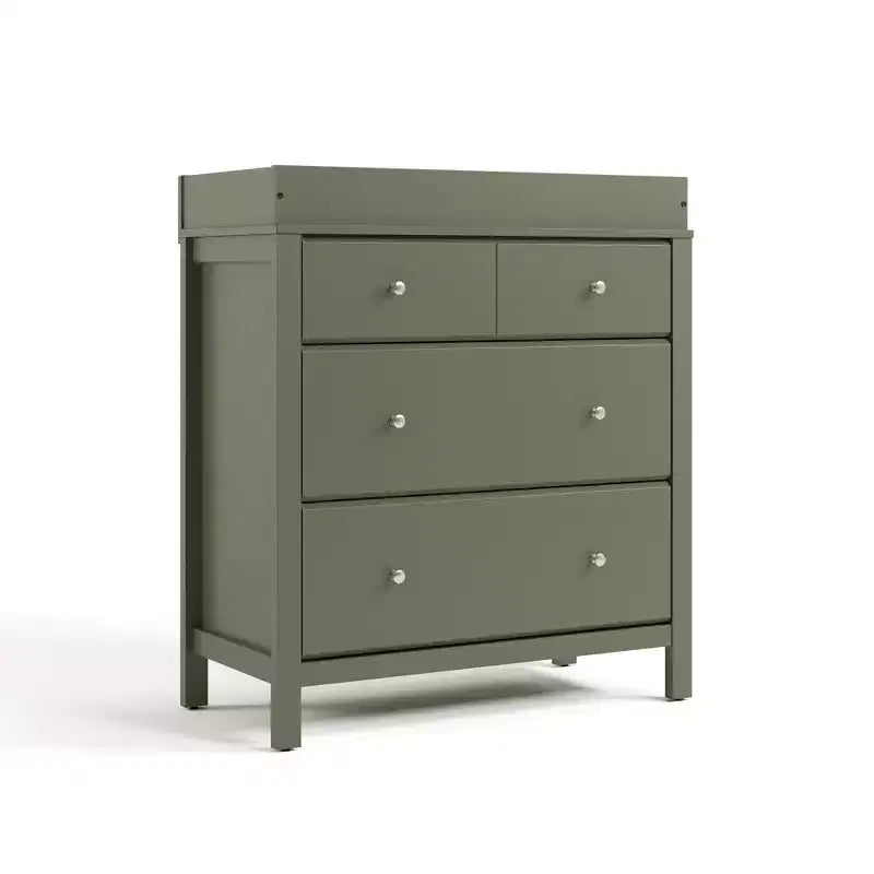 3-Drawer Dresser with Changing Topper