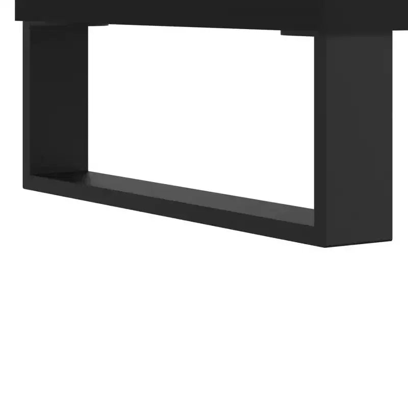 Tavolino da salotto bianco in legno multistrato, Tavolino da salotto medio in metallo
