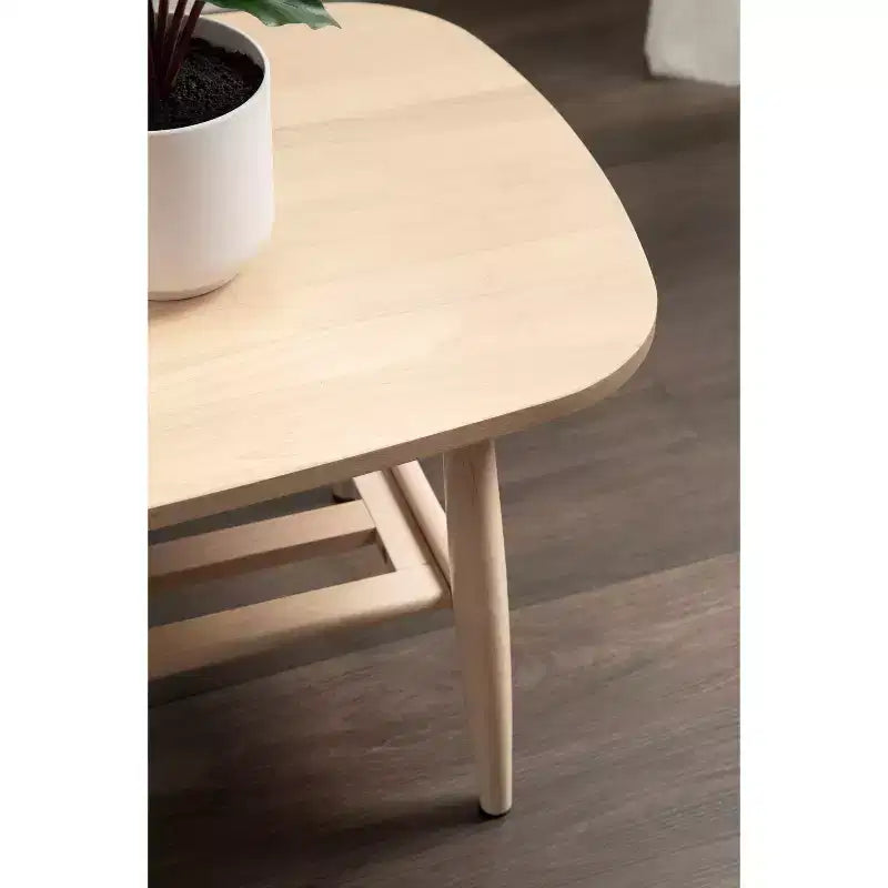 Tavolino da caffè in legno, 44x22x18, Naturale