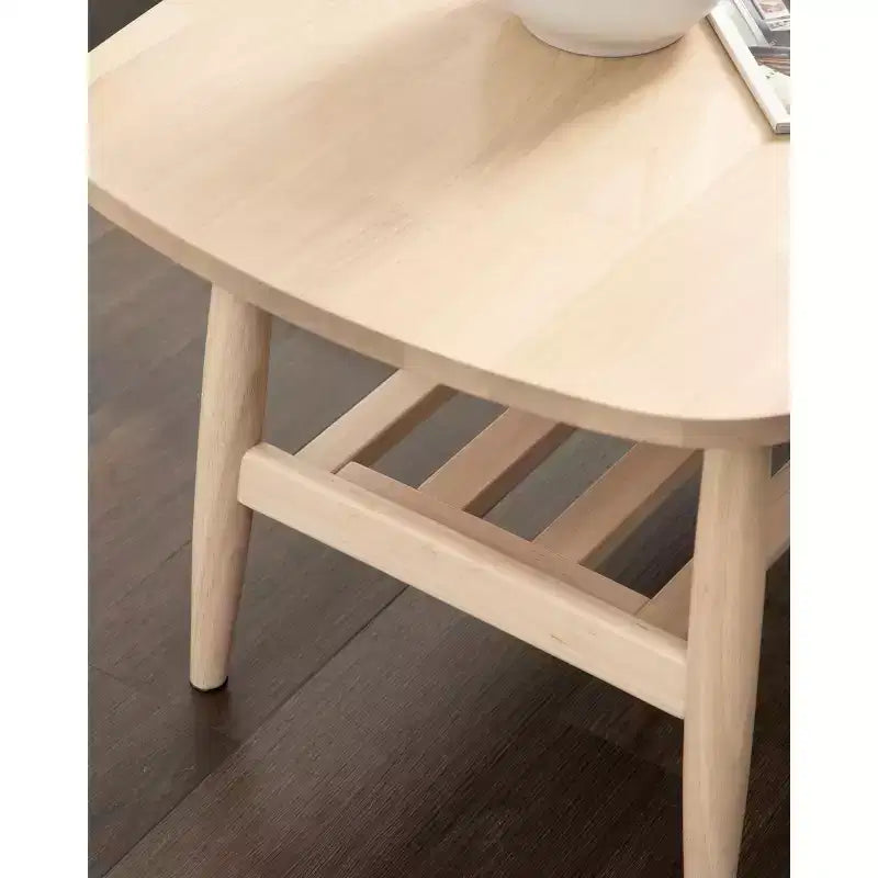 Tavolino da caffè in legno, 44x22x18, Naturale