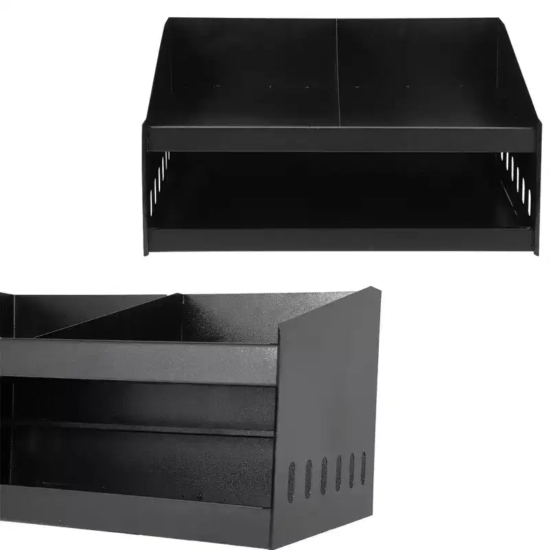 Portacasco da Muro, Doppio Porta Casco in Alluminio con Ganci per Appendere Vestiti, Organizzatore per Armadietto Porta Casco per Garage e Officina